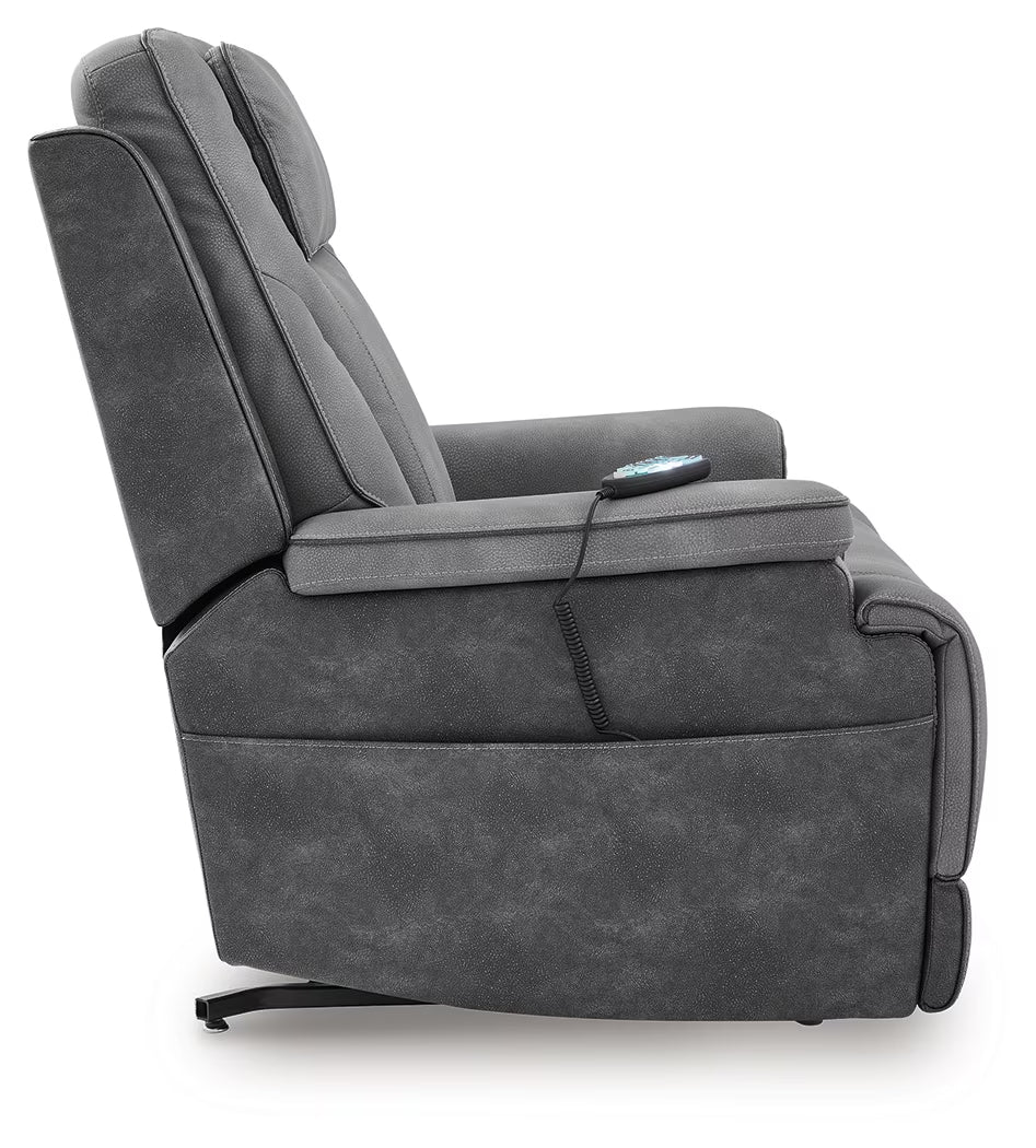 4Z-Peaceful Pause - Serenity Zone - Slate - Power Lift Recliner - Image 10