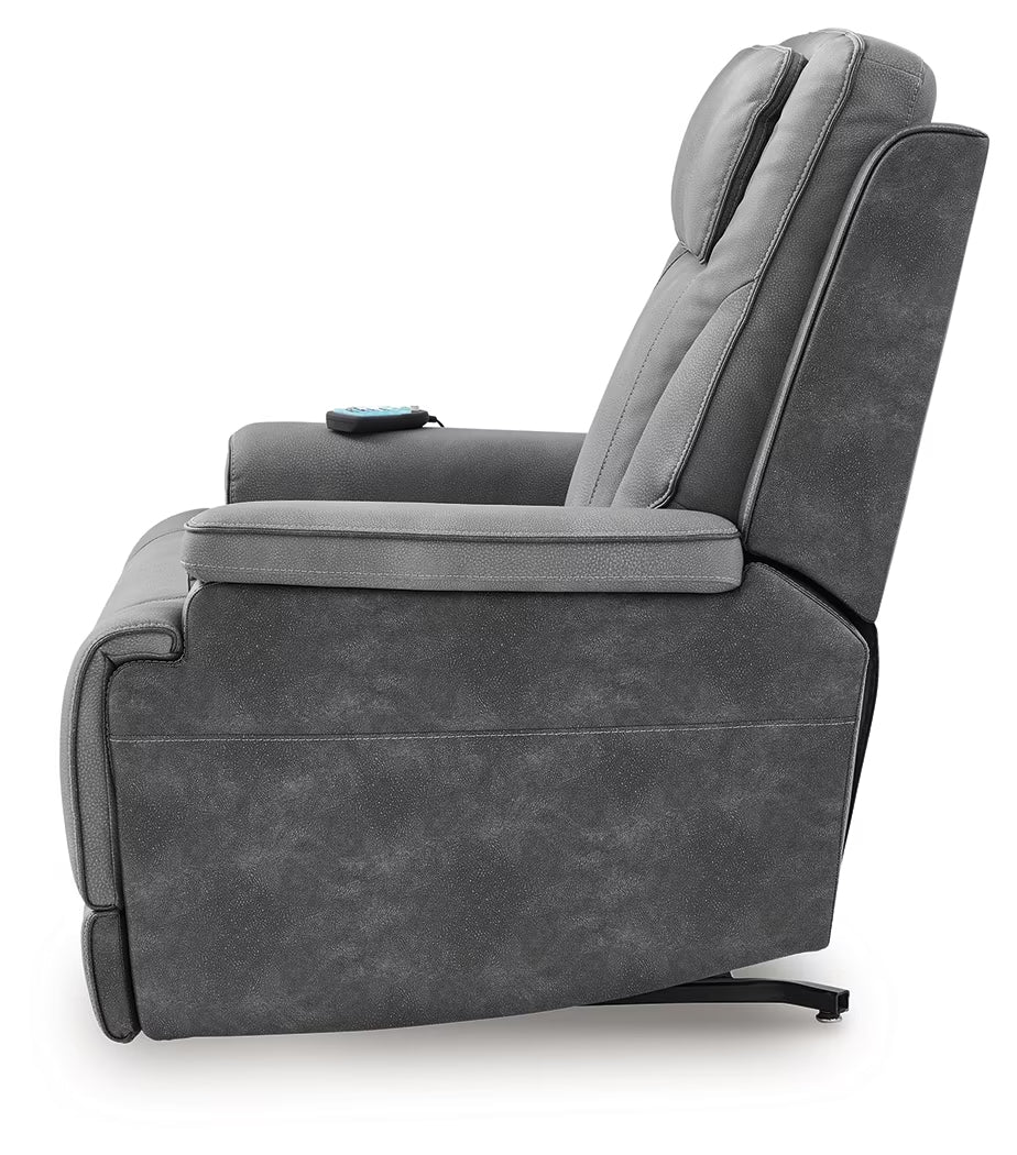 4Z-Peaceful Pause - Serenity Zone - Slate - Power Lift Recliner - Image 9