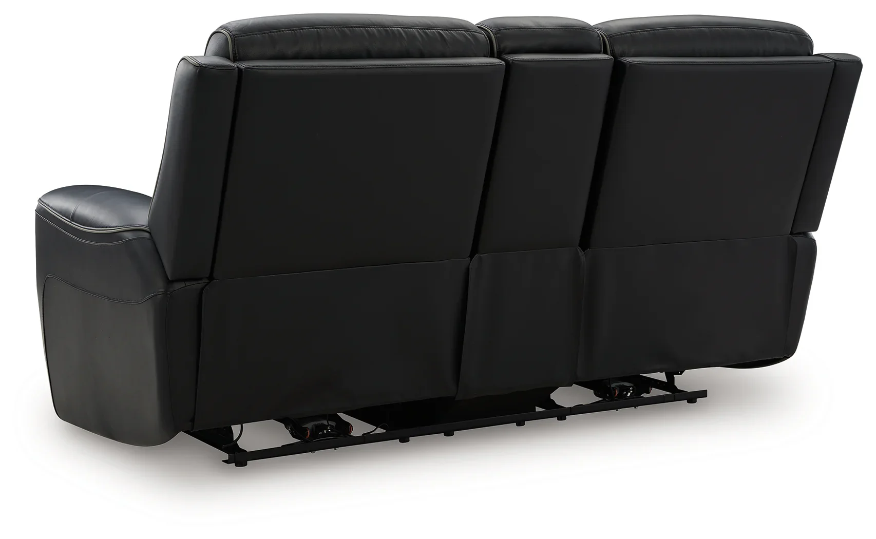 5Z-Comfort - Relaxation - Onyx - Power Recline Loveseat / Console / Adjustable Headrest - Image 5