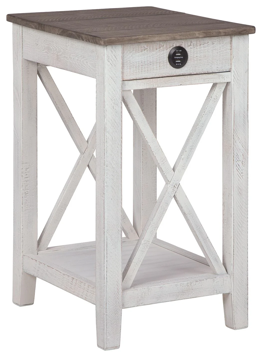 Adalane - White / Gray - Accent Table - Image 5