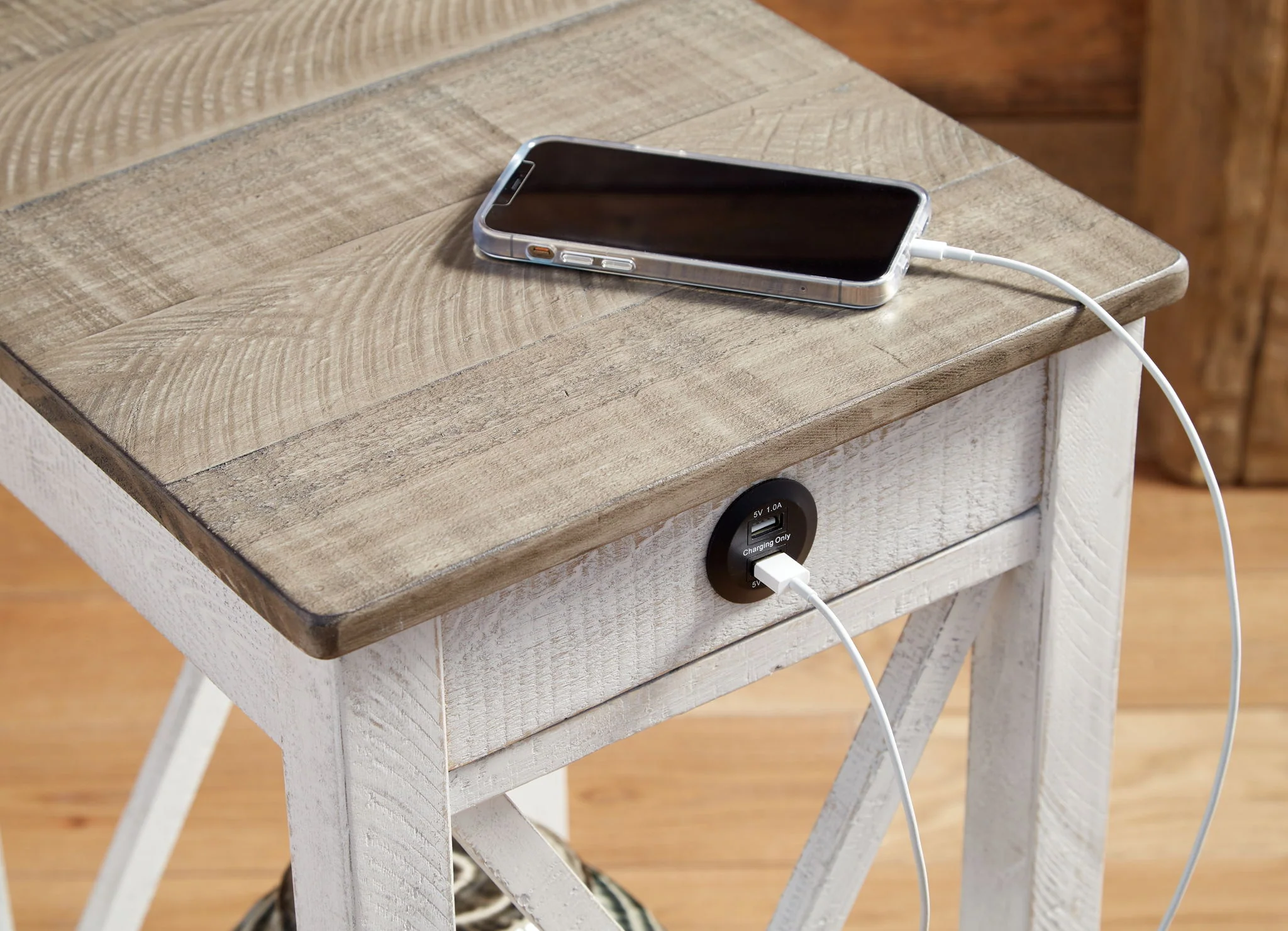 Adalane - White / Gray - Accent Table - Image 7
