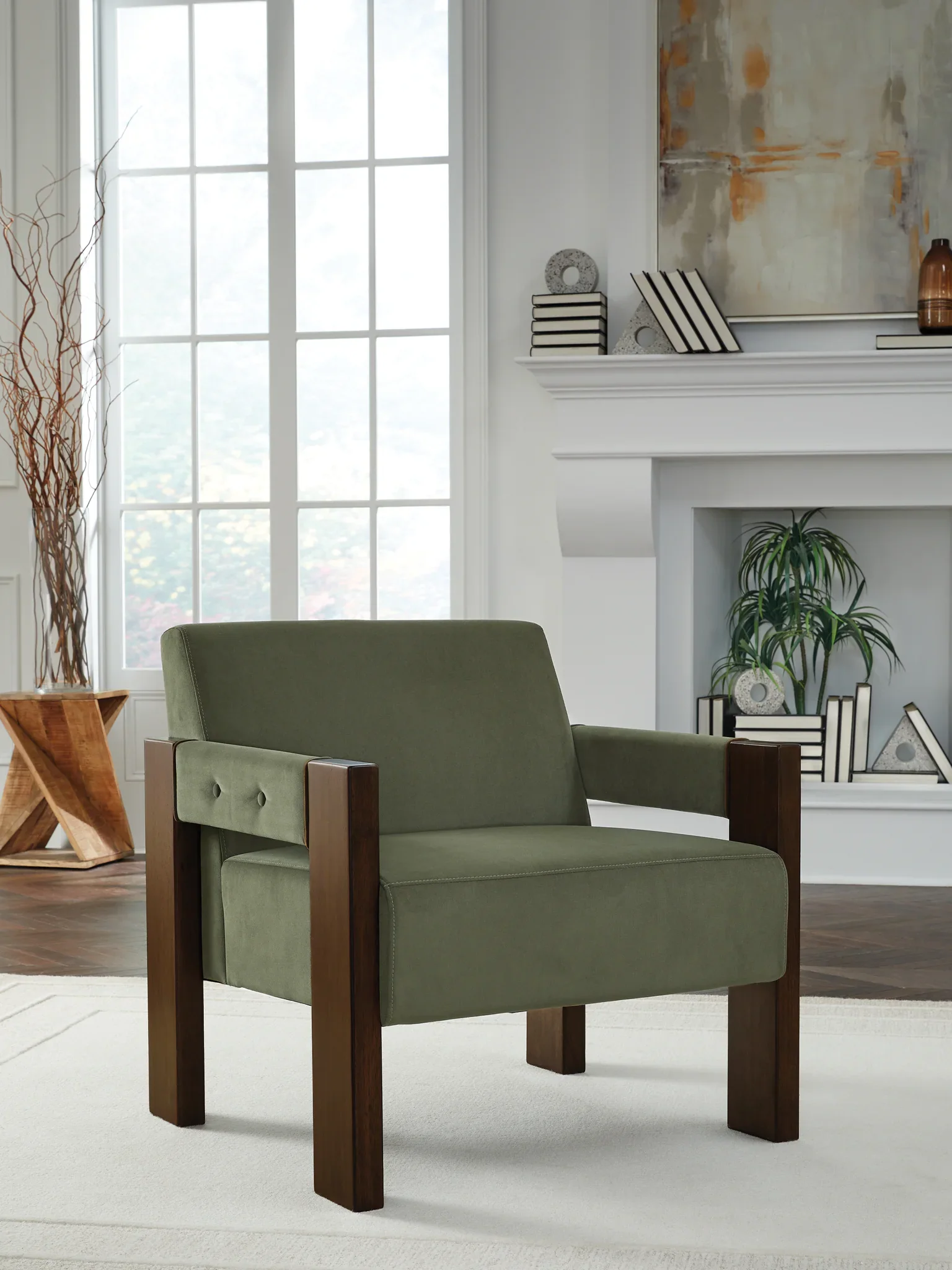 Adlanlock - Olive - Accent Chair - Image 2
