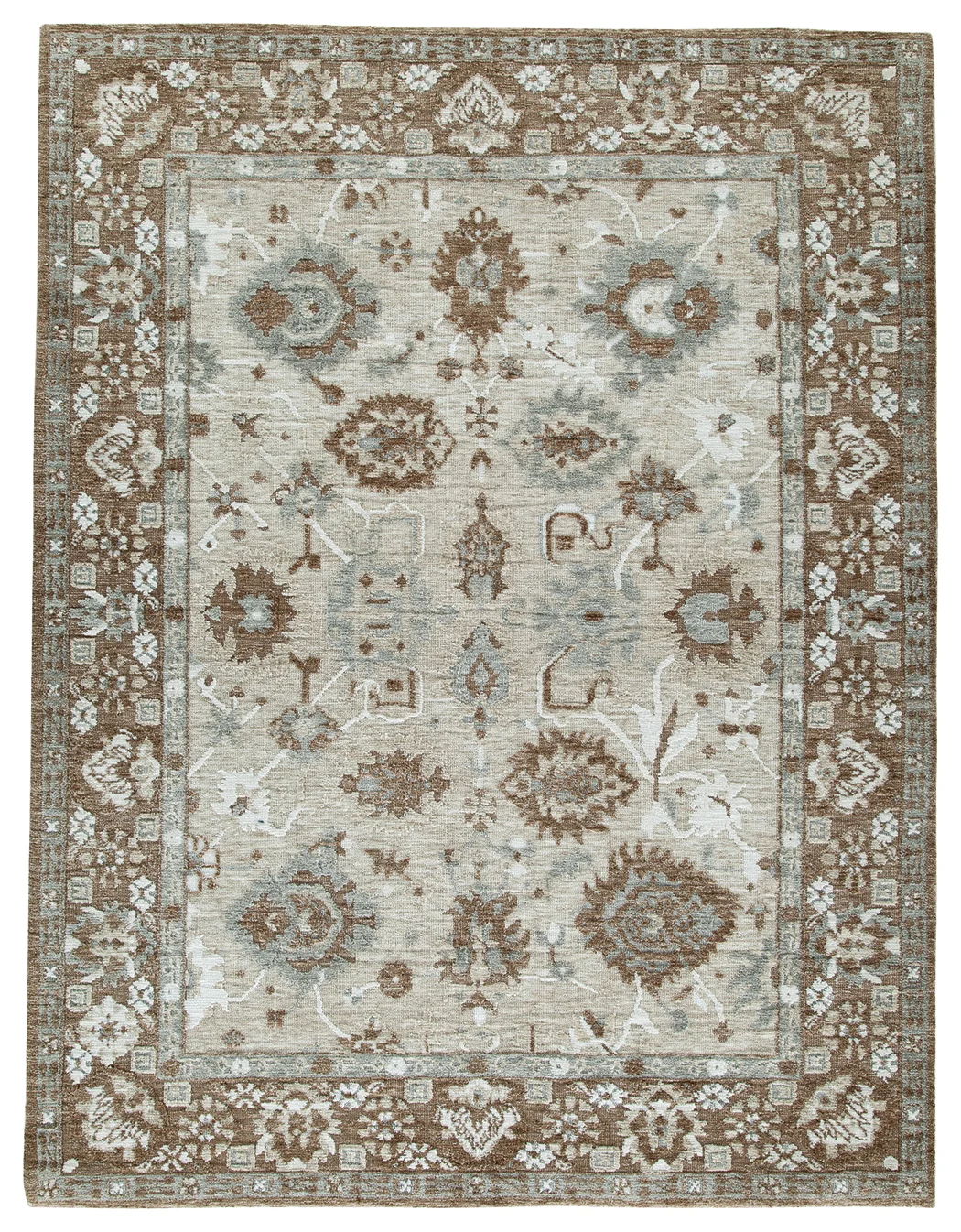 Ainswick - Memory Foam 8' x 10' Rug - Brown / Beige / Gray