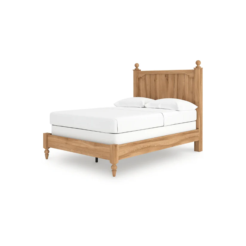 Aleaport - Warm Brown - Full Panel Bed