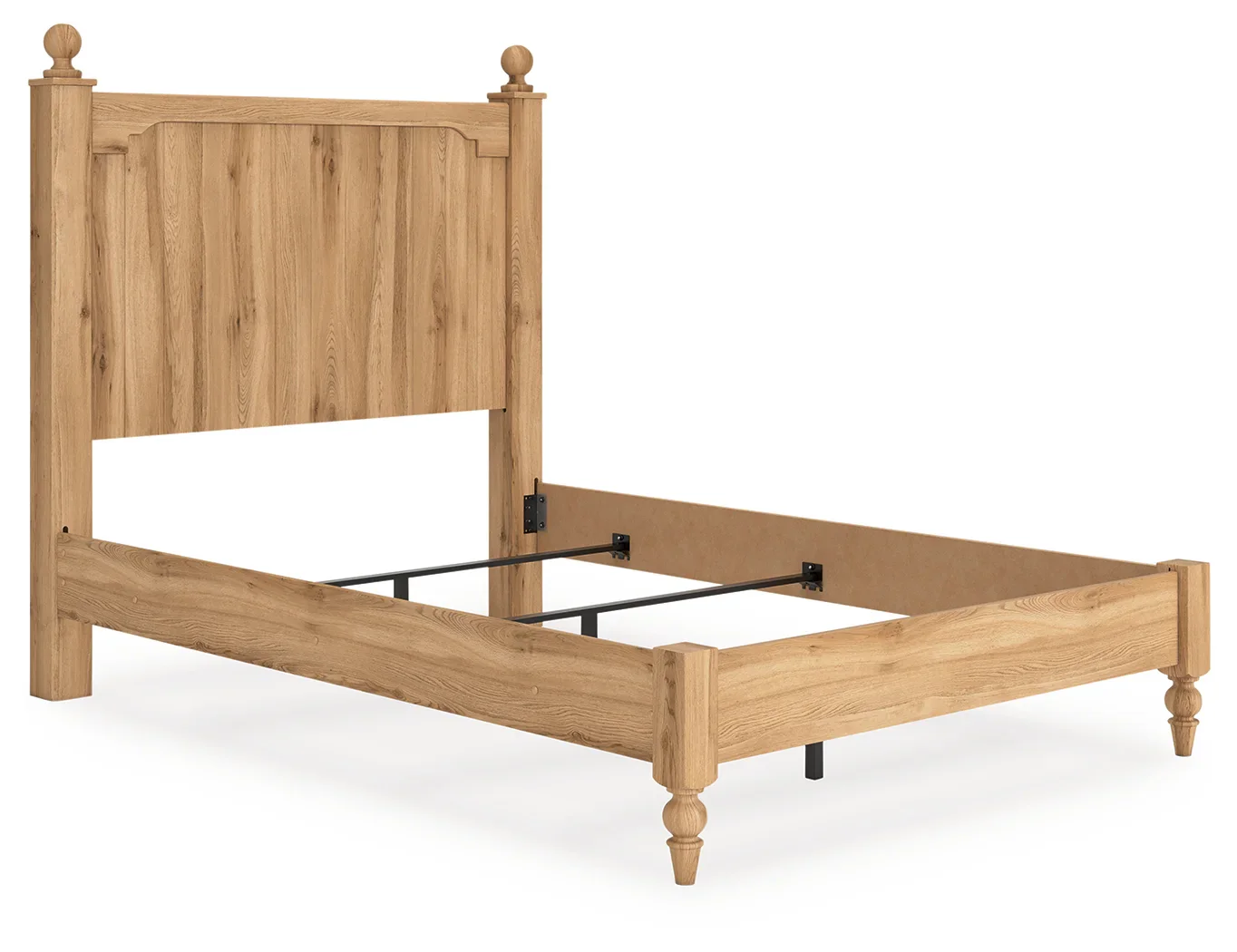 Aleaport - Warm Brown - Full Panel Bed - Image 2