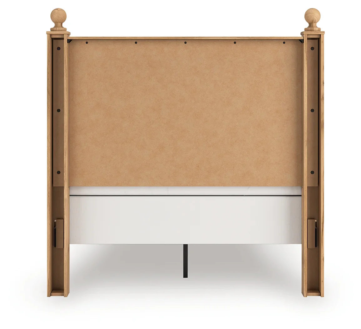 Aleaport - Warm Brown - Full Panel Bed - Image 4