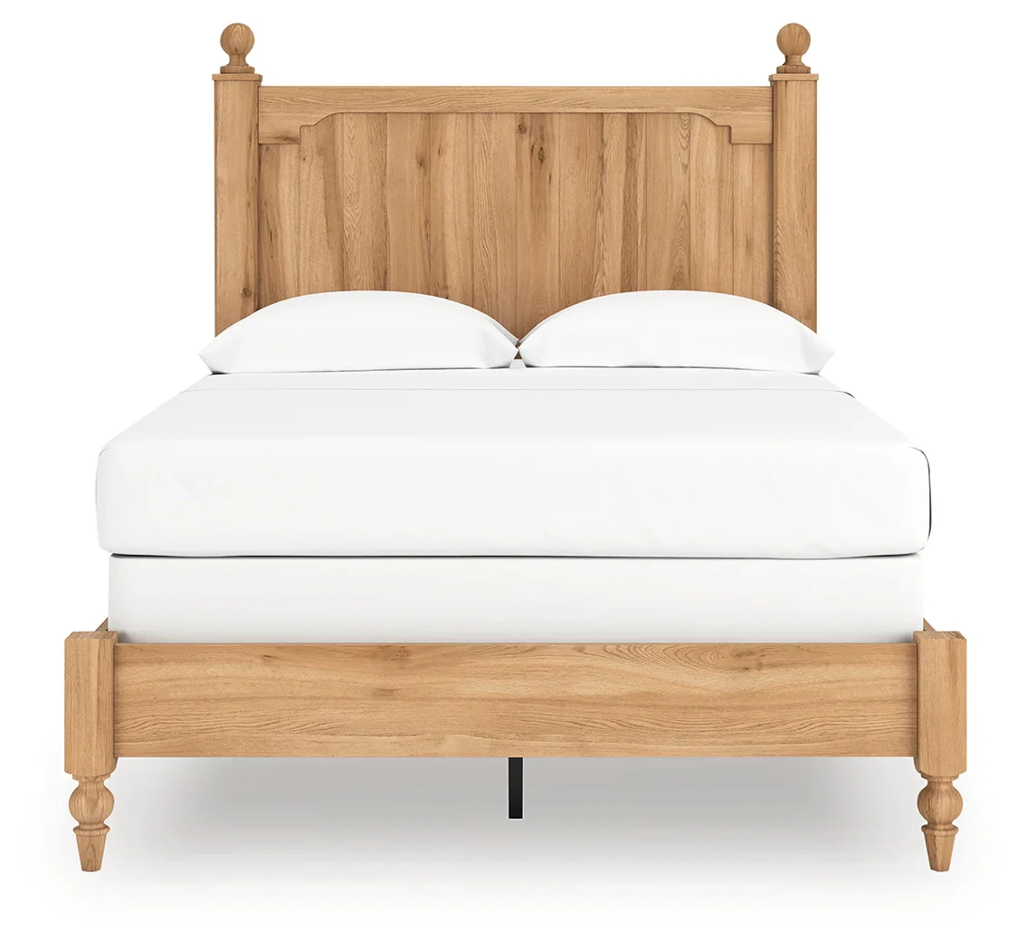 Aleaport - Warm Brown - Full Panel Bed - Image 5