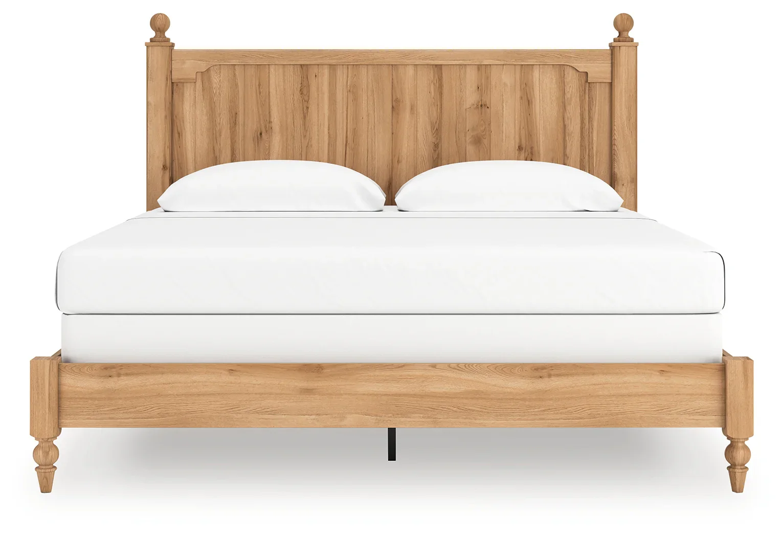 Aleaport - Warm Brown - King Panel Bed - Image 3