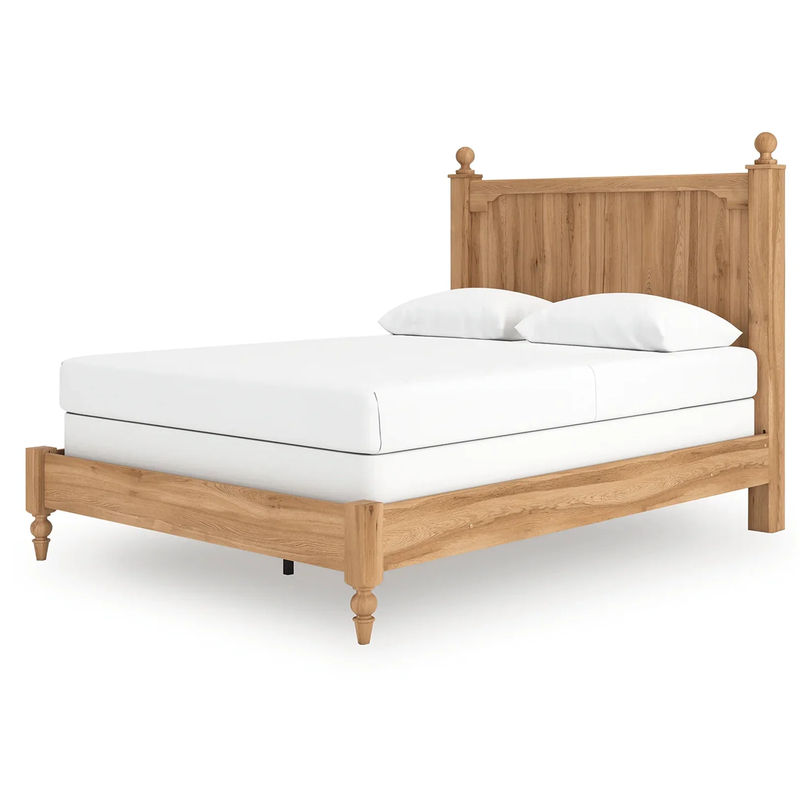 Aleaport - Warm Brown - Queen Panel Bed