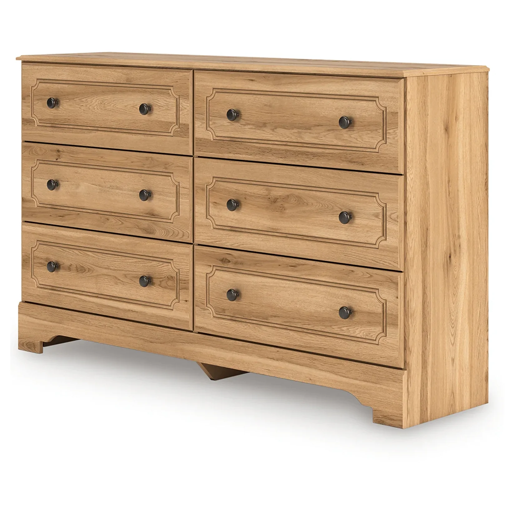 Aleaport - Warm Brown - Six Drawer Dresser