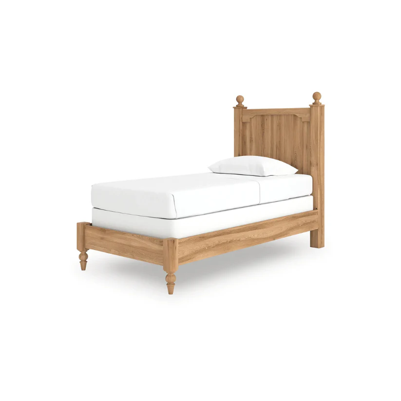 Aleaport - Warm Brown - Twin Panel Bed