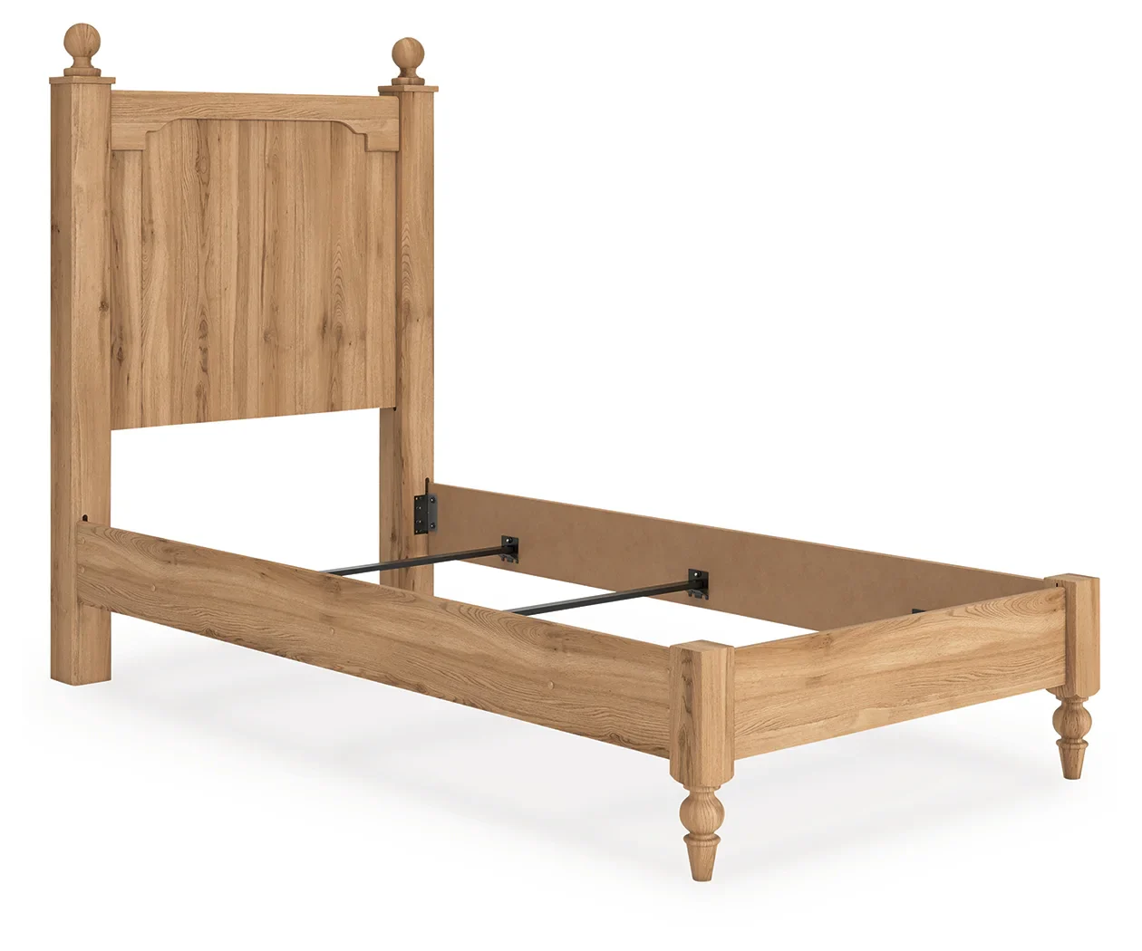 Aleaport - Warm Brown - Twin Panel Bed - Image 2