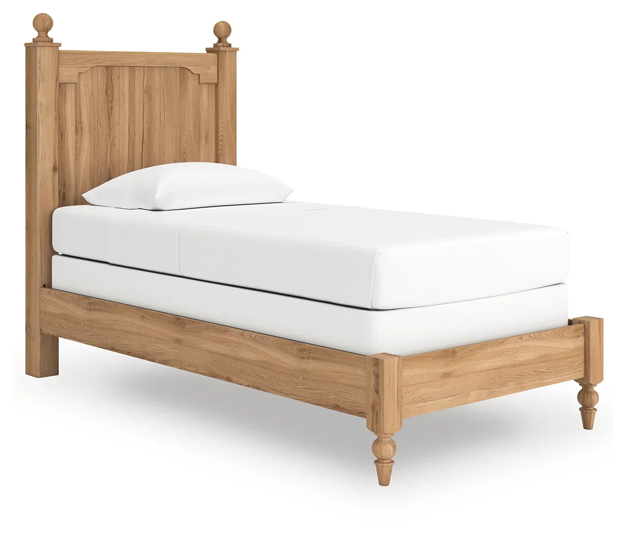 Aleaport - Warm Brown - Twin Panel Bed - Image 3