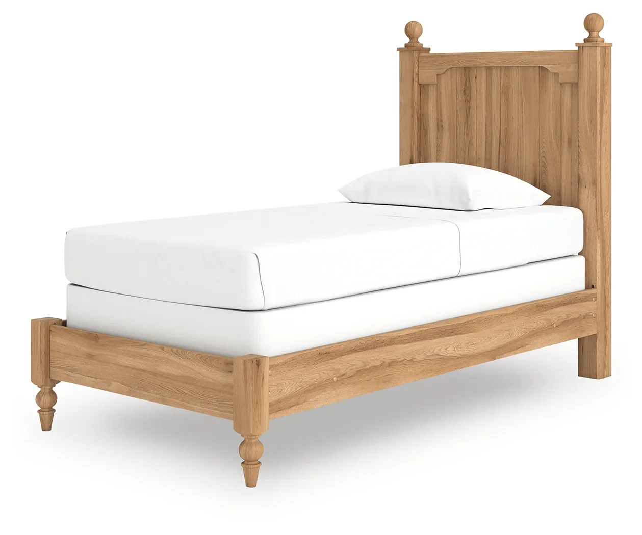 Aleaport - Warm Brown - Twin Panel Bed - Image 7