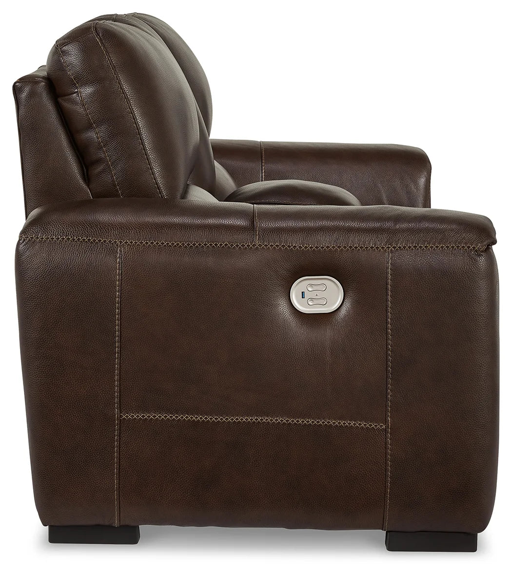 Alessandro - Walnut - Pwr Rec Loveseat/Con/Adj Hdrst - Image 4