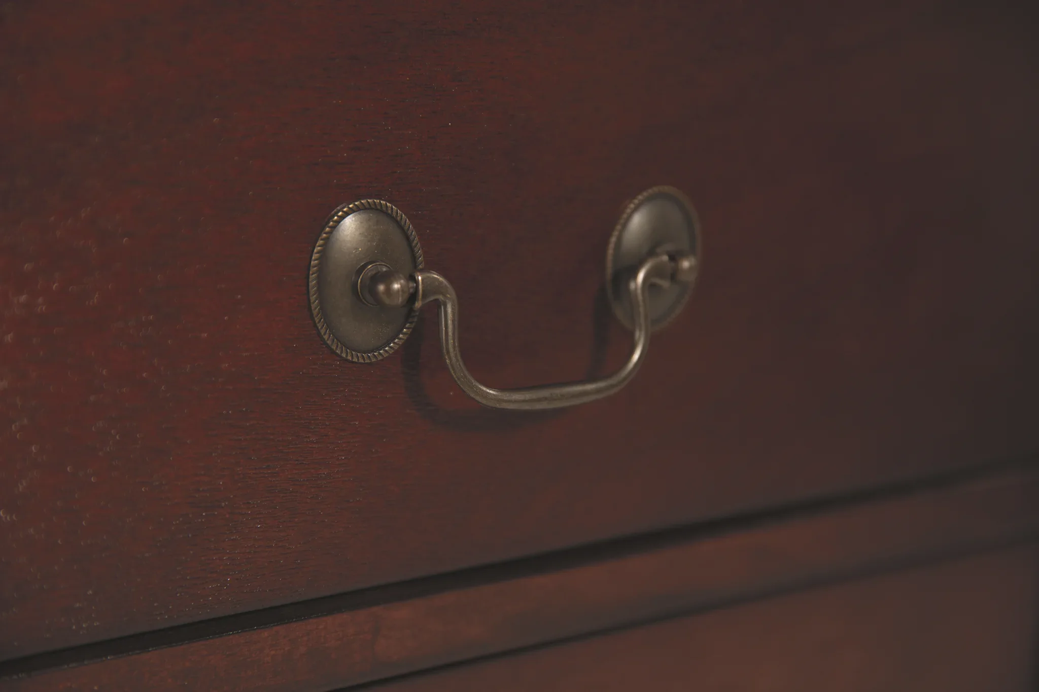 Alisdair - Reddish Brown - Two Drawer Night Stand - Image 3