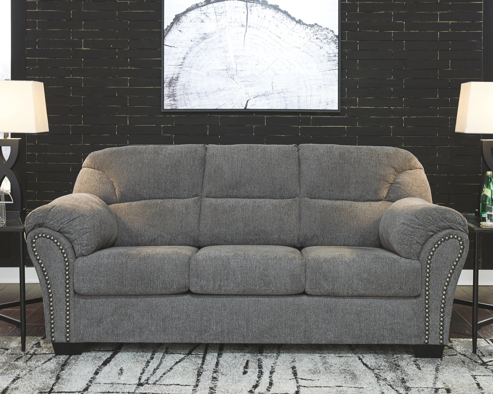 Allmaxx - Pewter - 2 Pc. - Sofa, Loveseat - Image 3