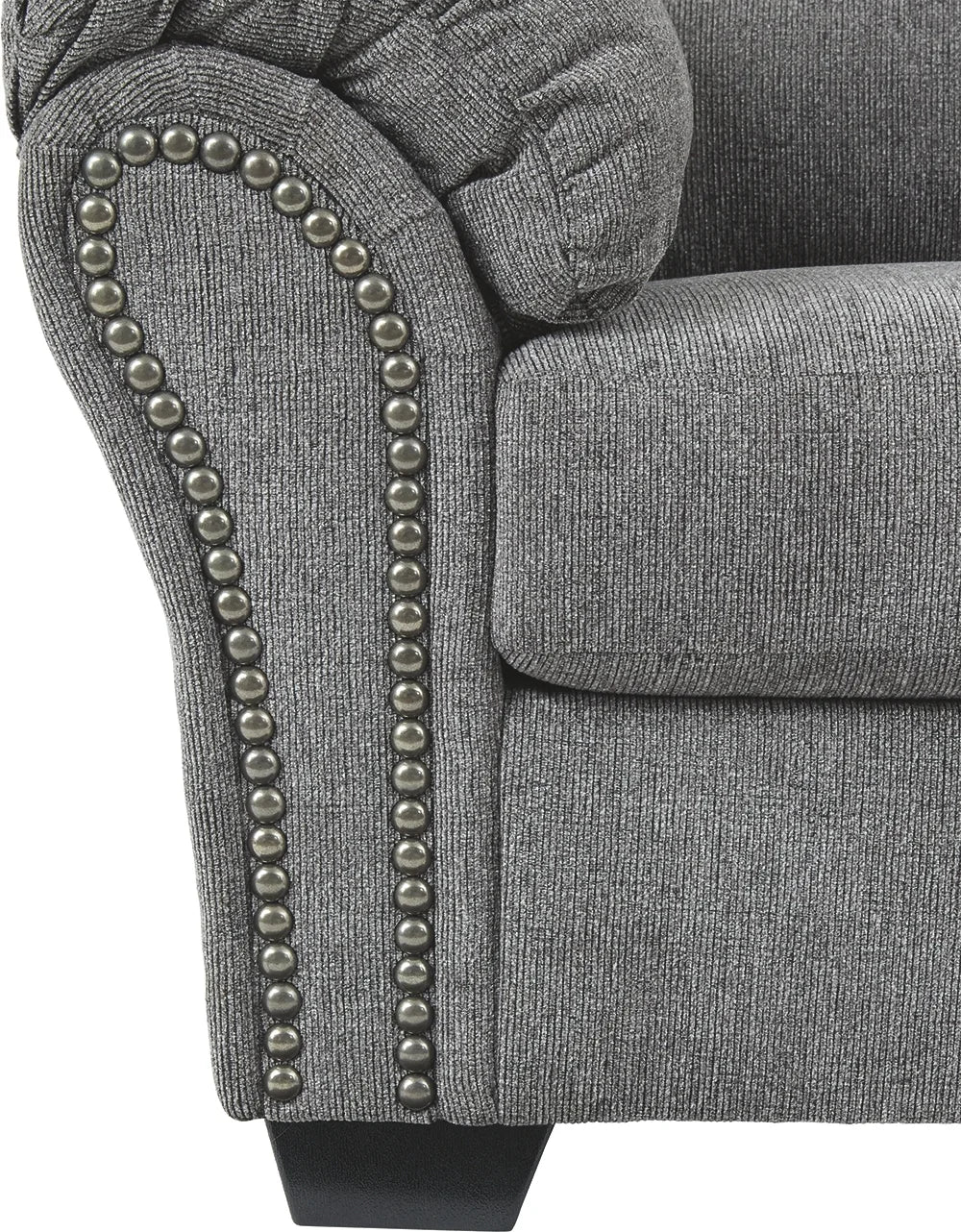 Allmaxx - Pewter - 3 Pc. - Sofa, Loveseat, Rocker Recliner - Image 3