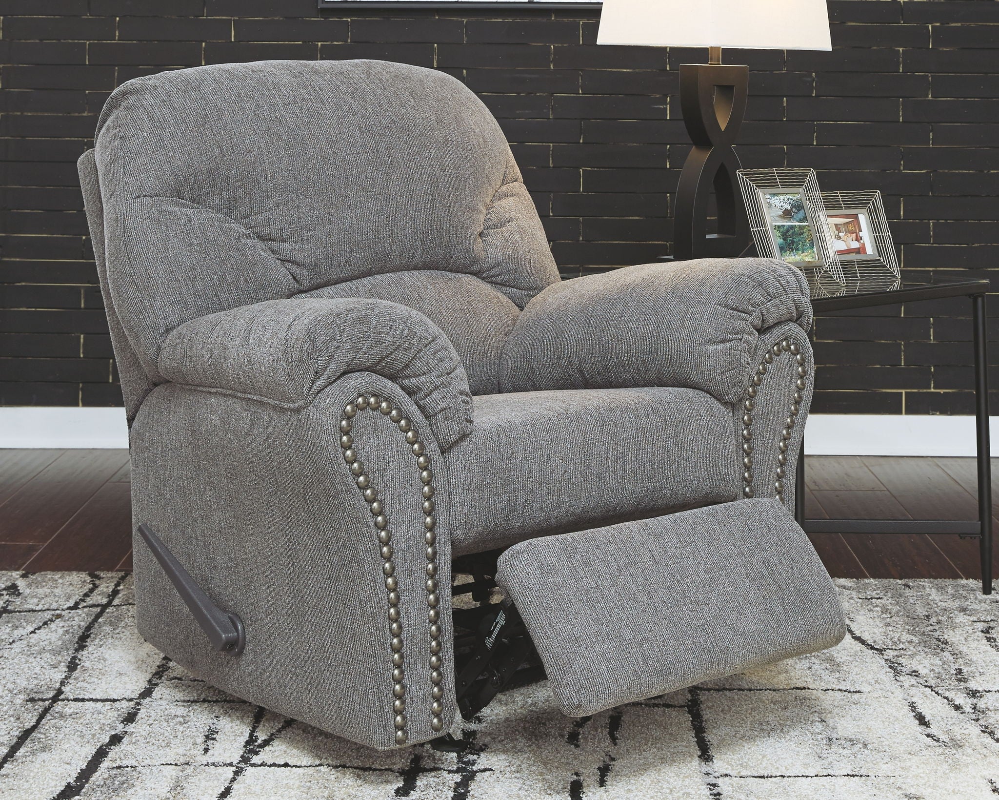 Allmaxx - Pewter - Rocker Recliner - Image 3