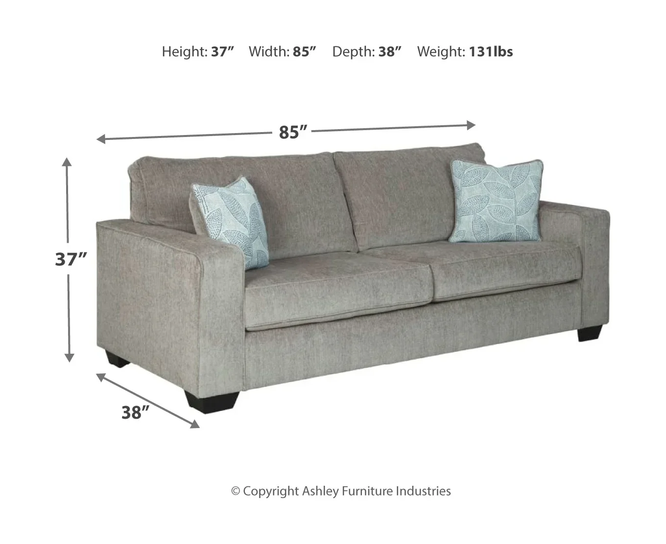 Altari - Alloy - 2 Pc. - Sofa, Loveseat - Image 2