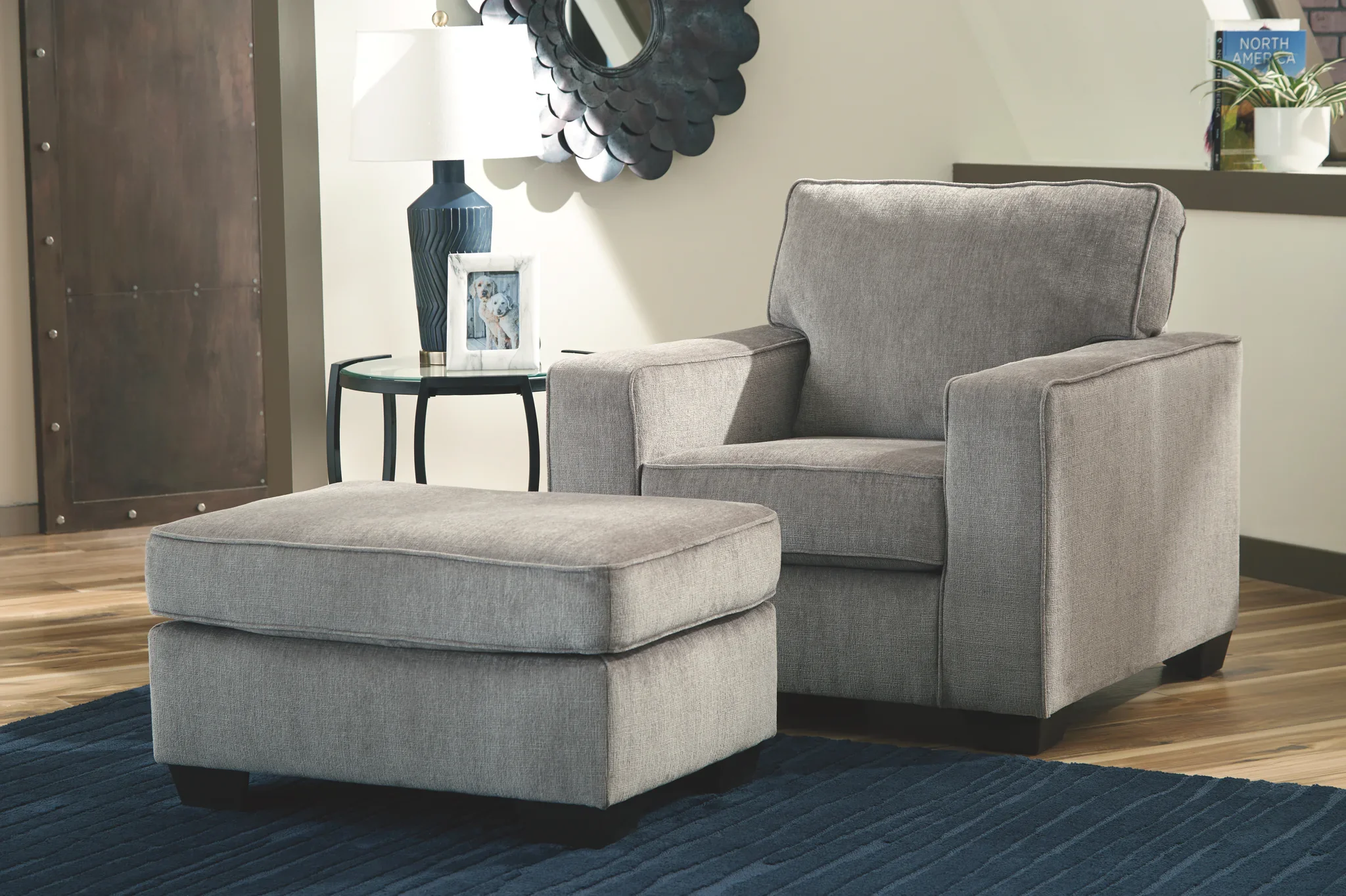 Altari - Alloy - 4 Pc. - Sofa, Loveseat, Chair, Ottoman - Image 6