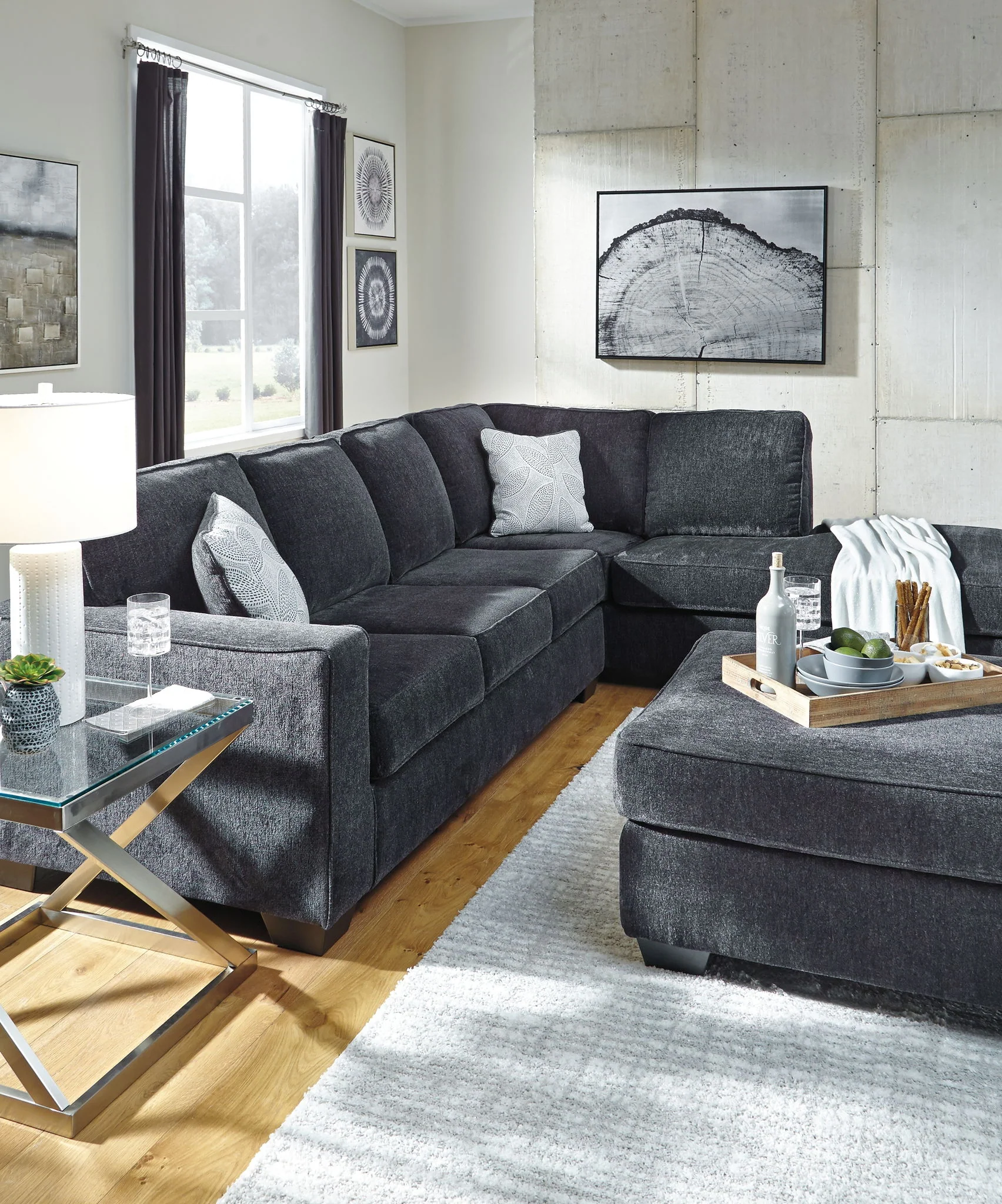 Altari - Slate - Right Arm Facing Chaise 2 Pc Sectional - Image 4