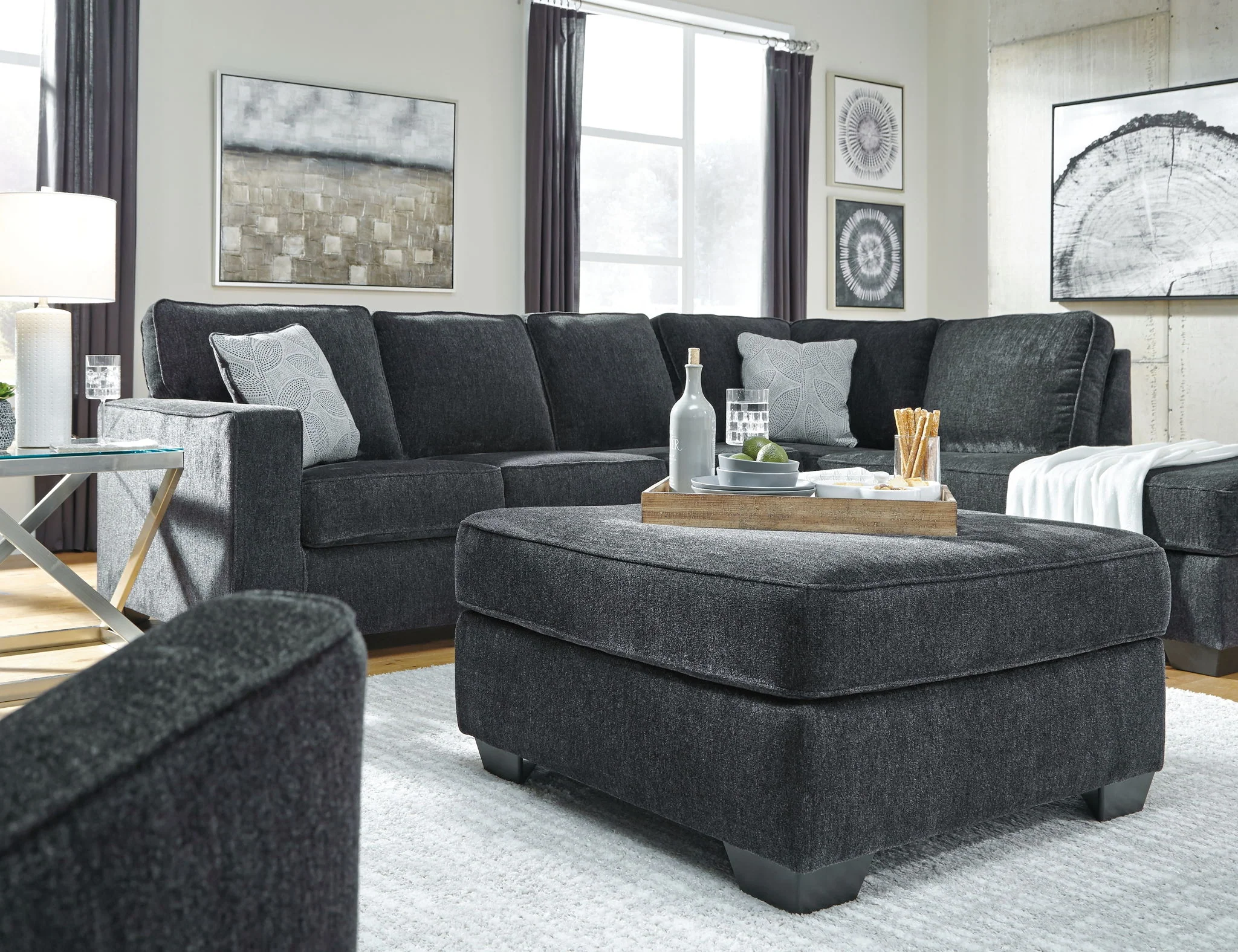 Altari - Slate - Right Arm Facing Chaise 2 Pc Sectional - Image 5