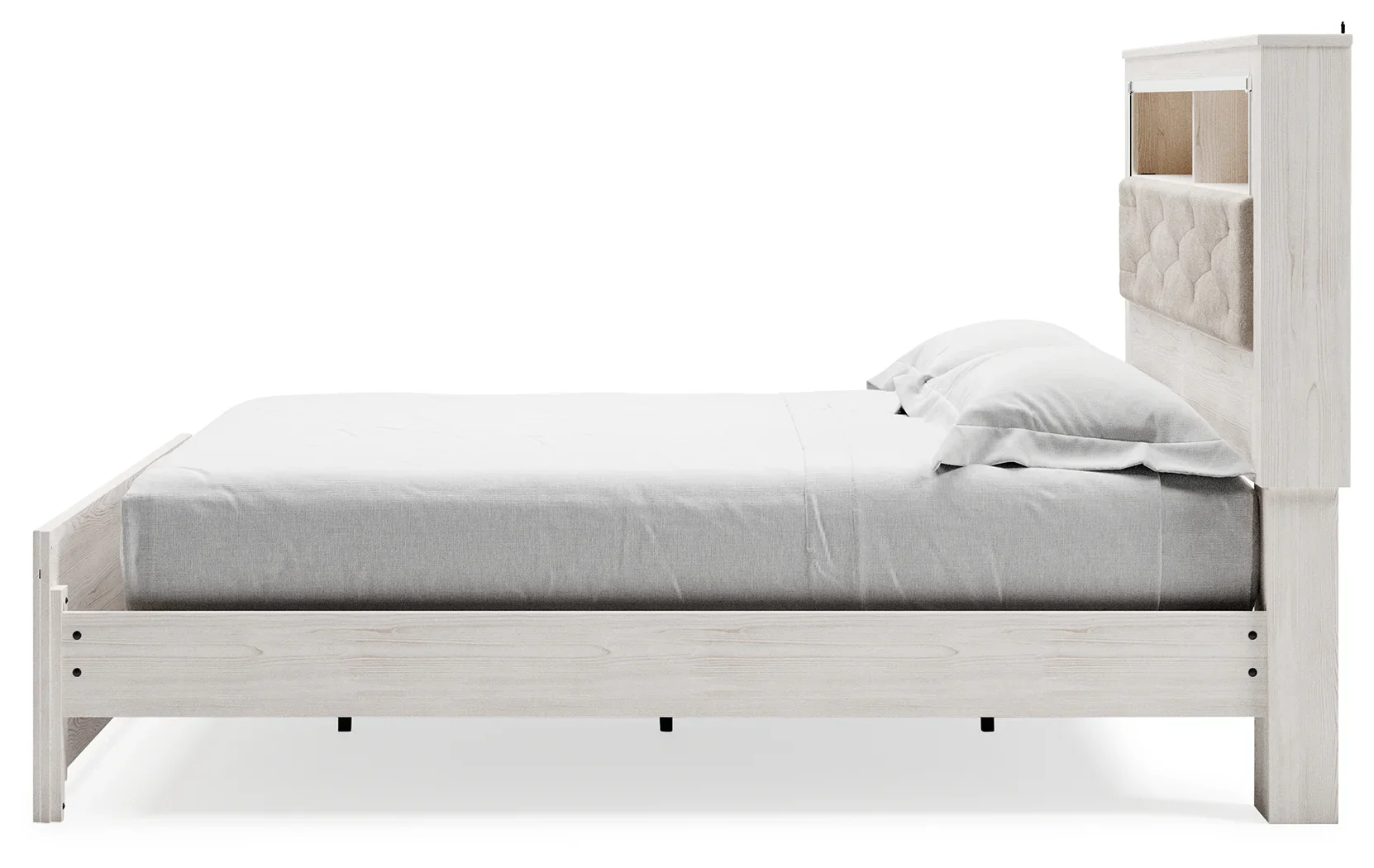 Altyra - White - King Bookcase Panel Bed - Image 6