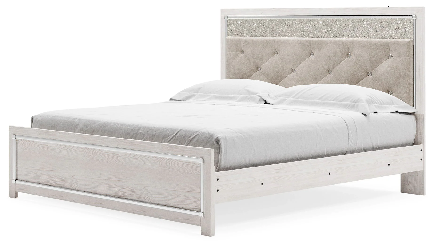 Altyra - White - King Panel Bed - Image 4