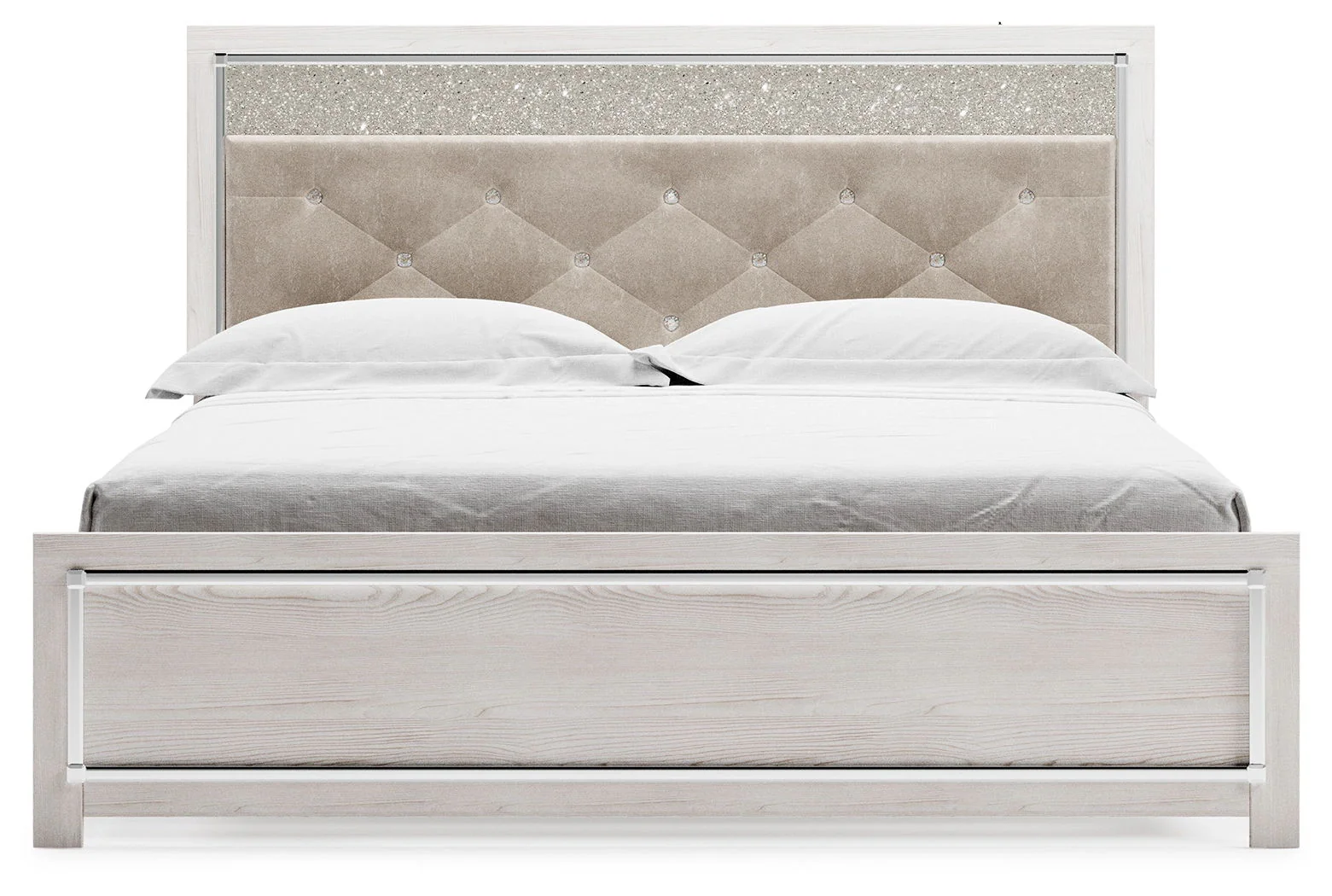 Altyra - White - King Panel Bed - Image 6