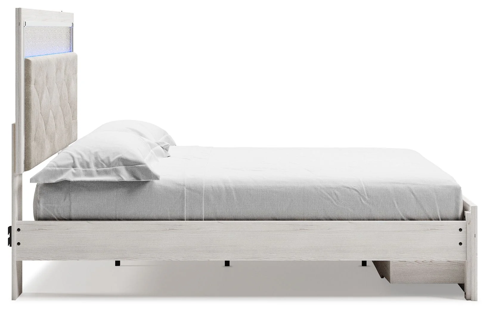 Altyra - White - King Upholstered Storage Bed - Image 4