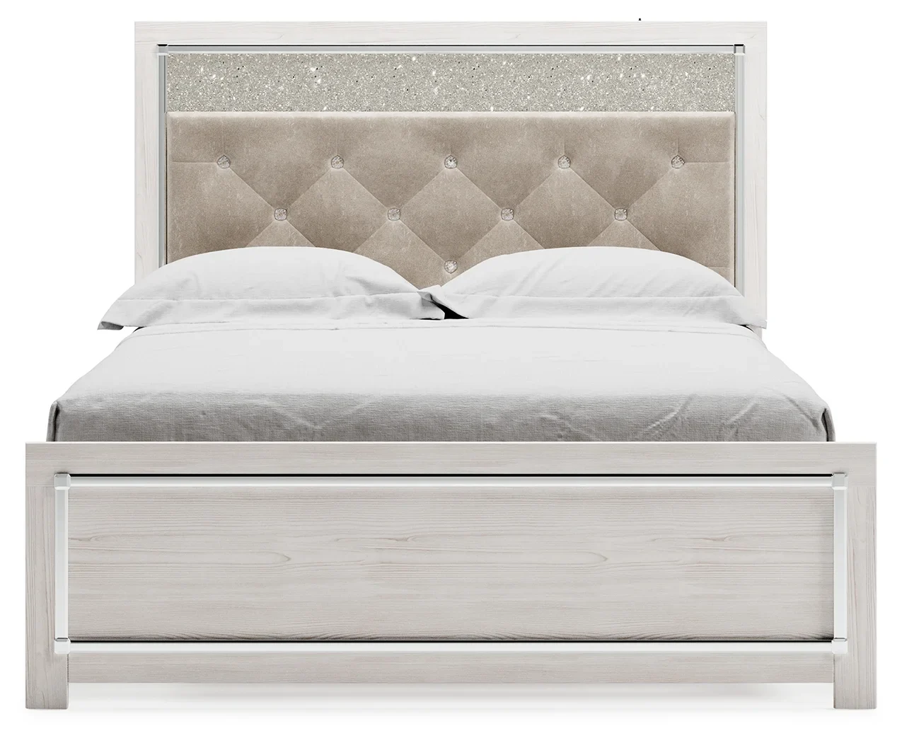 Altyra - White - Queen Panel Bed With Roll Slats - Image 4
