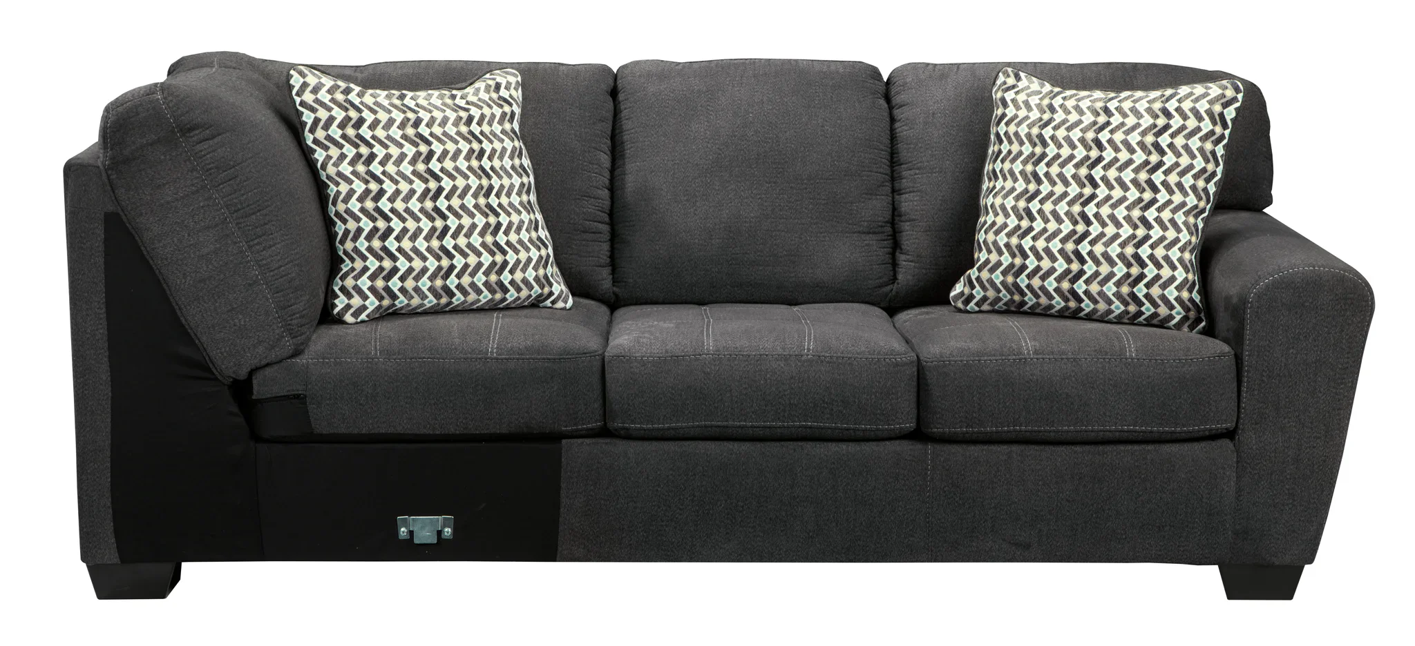 Ambee - Slate - Left Arm Facing Corner Chaise 3 Pc Sectional - Image 5