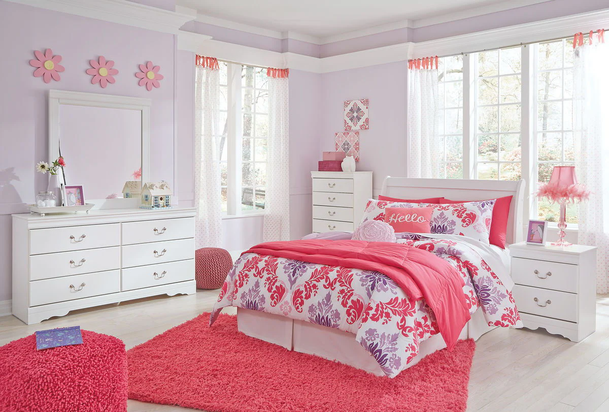 Anarasia - White - Full Sleigh Headboard With Bolt On Bed Frame - Image 3