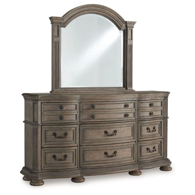 Ardenfield - Light Brown - Dresser And Mirror