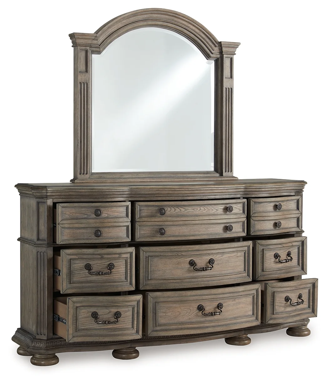 Ardenfield - Light Brown - Dresser And Mirror - Image 3