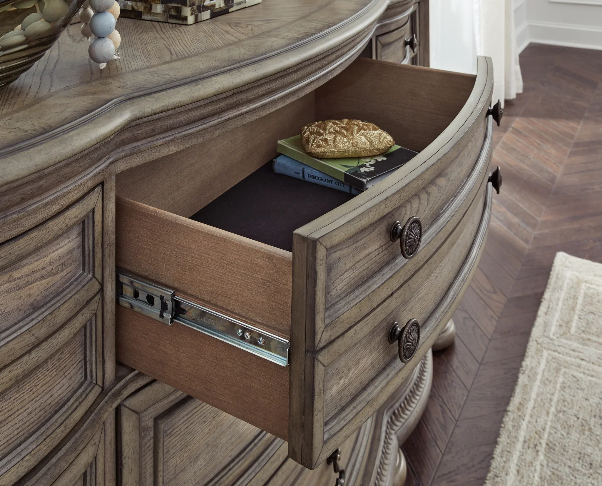 Ardenfield - Light Brown - Dresser And Mirror - Image 4