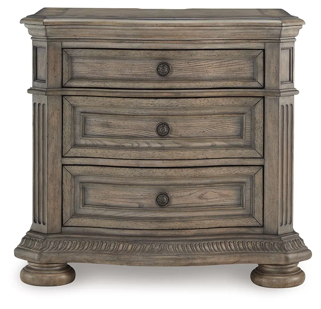 Ardenfield - Light Brown - Three Drawer Night Stand - Image 4