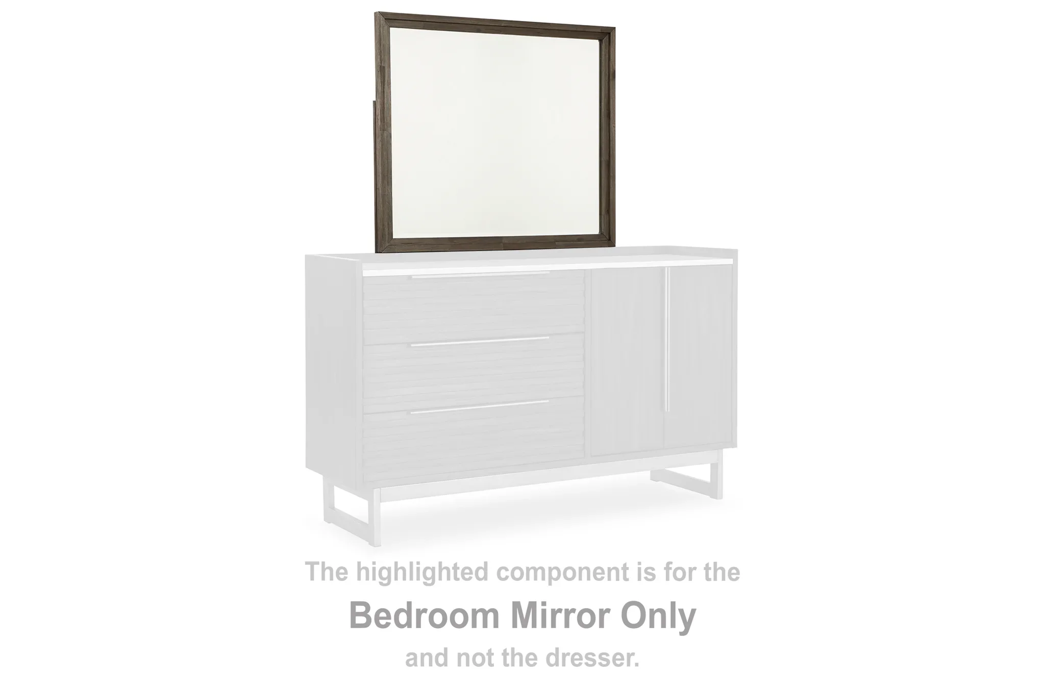 Arkenton - Grayish Brown - Bedroom Mirror - Image 2