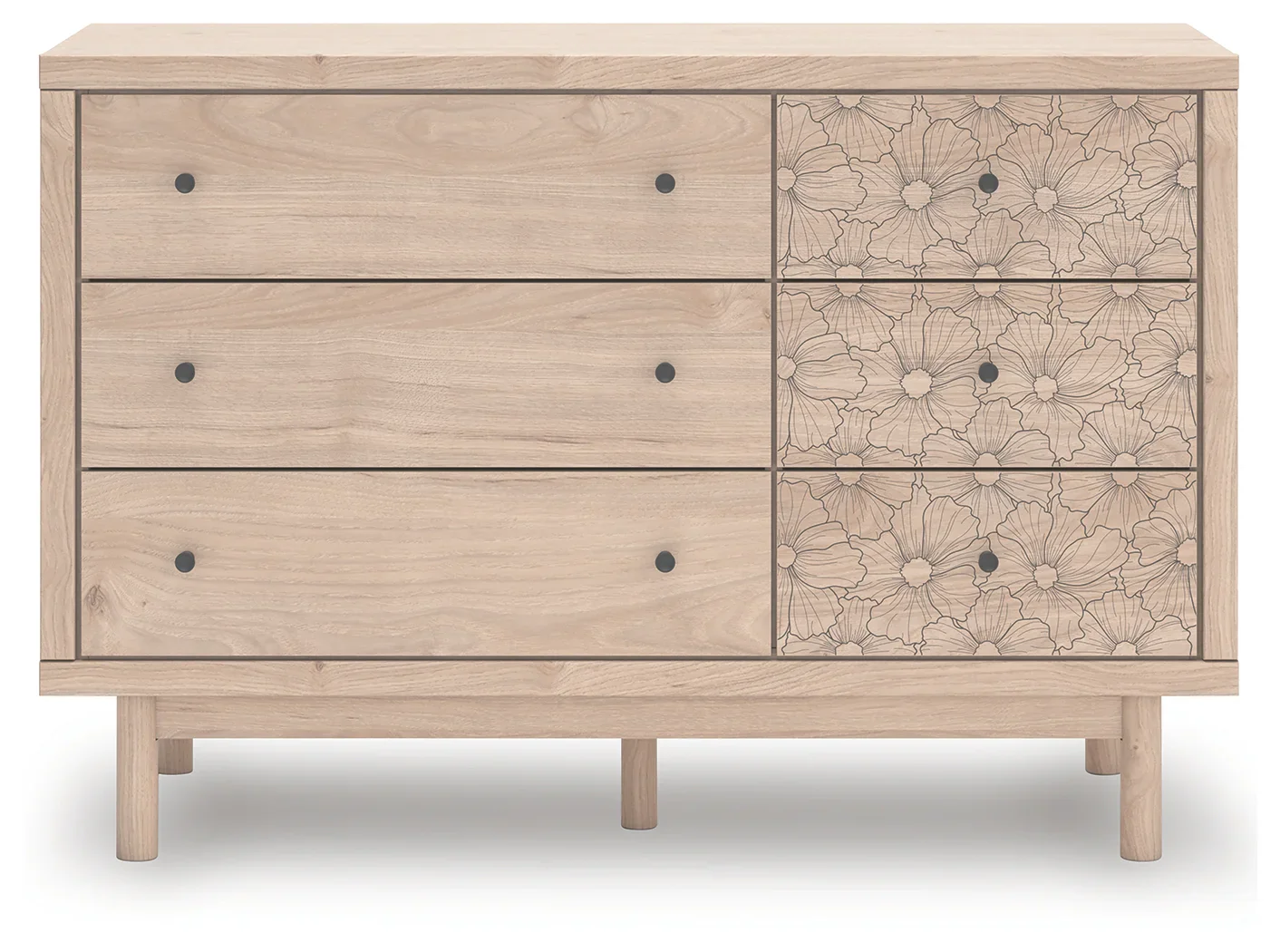 Arloster - Tan - Six Drawer Dresser - Image 5