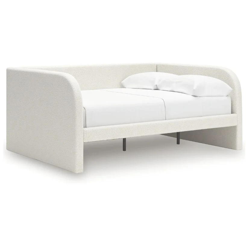 Arloster - Tan / White - Full Upholstered Day Bed