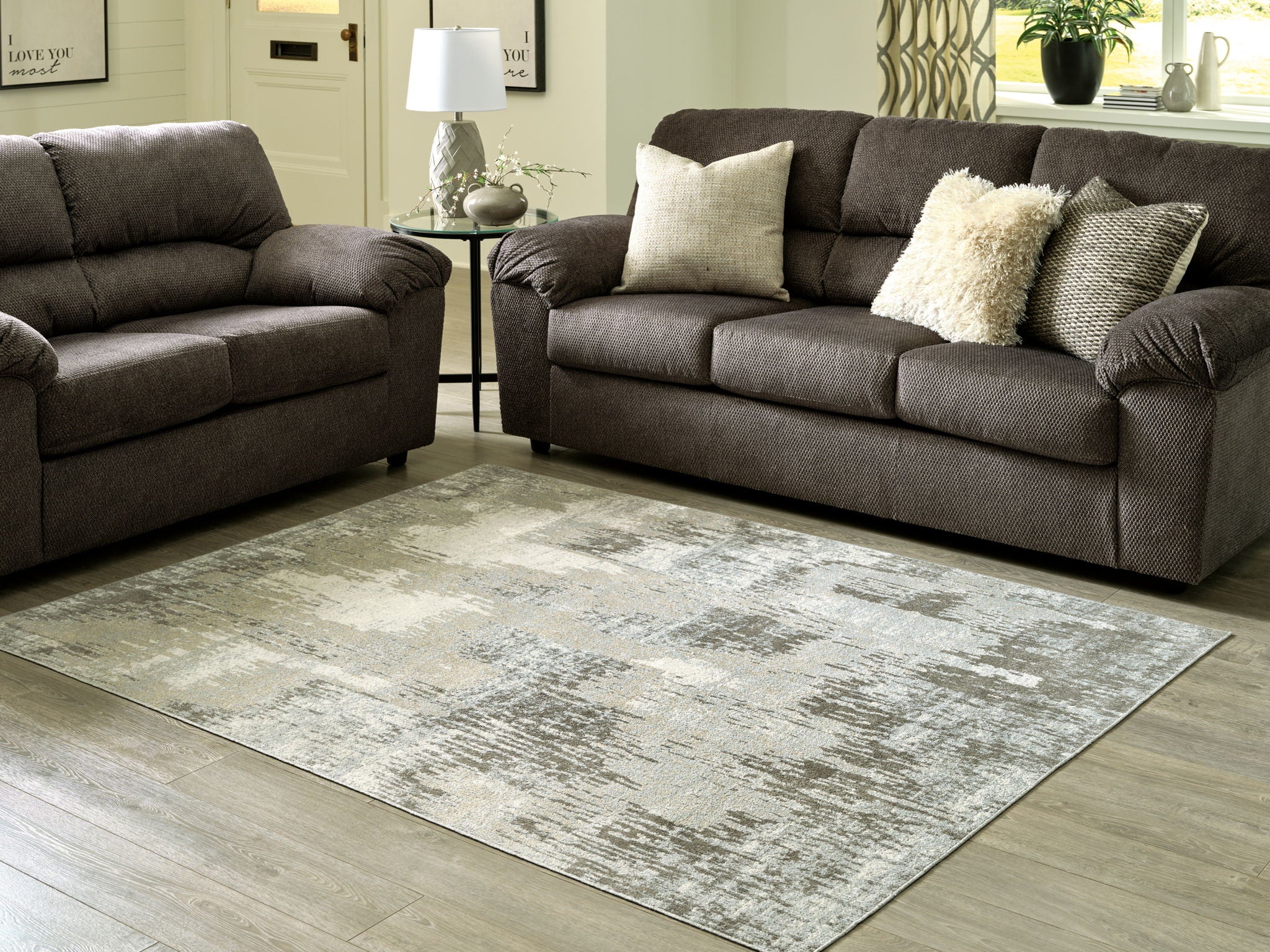 Arriston - Beige - Washable Large Rug - 8' x 10' - Image 2