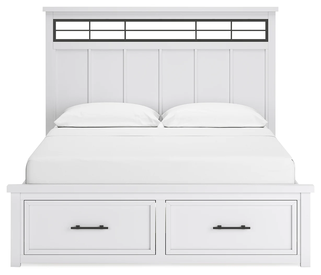 Ashbryn - White / Natural - California King Panel Storage Bed - Image 5