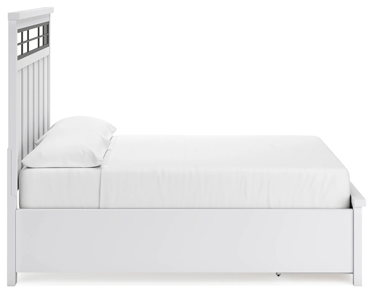 Ashbryn - White / Natural - California King Panel Storage Bed - Image 8
