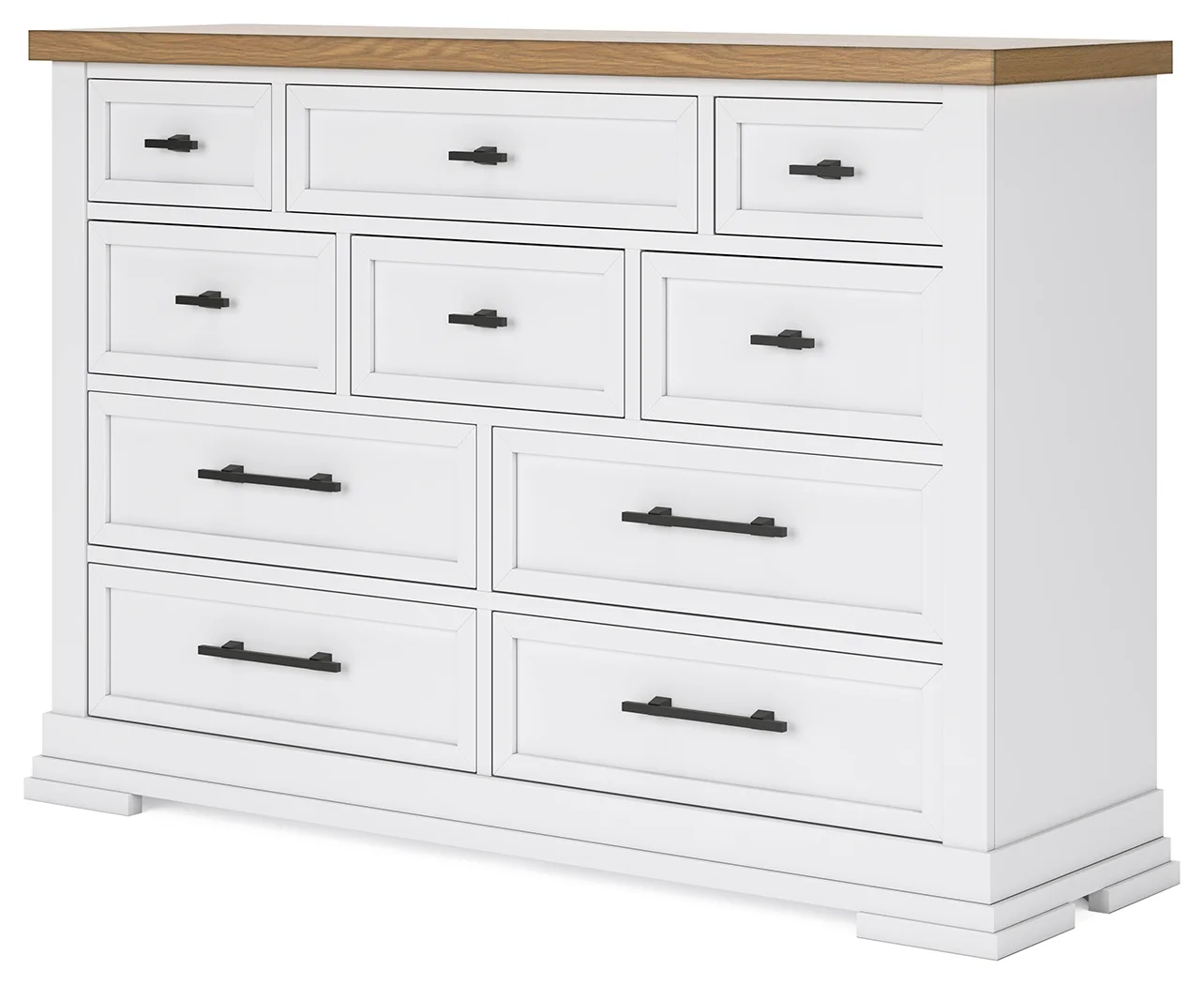 Ashbryn - White / Natural - Dresser - Image 4
