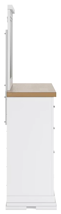 Ashbryn - White / Natural - Dresser And Mirror - Image 6