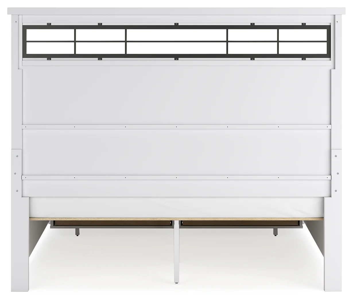 Ashbryn - White / Natural - King Panel Storage Bed - Image 5