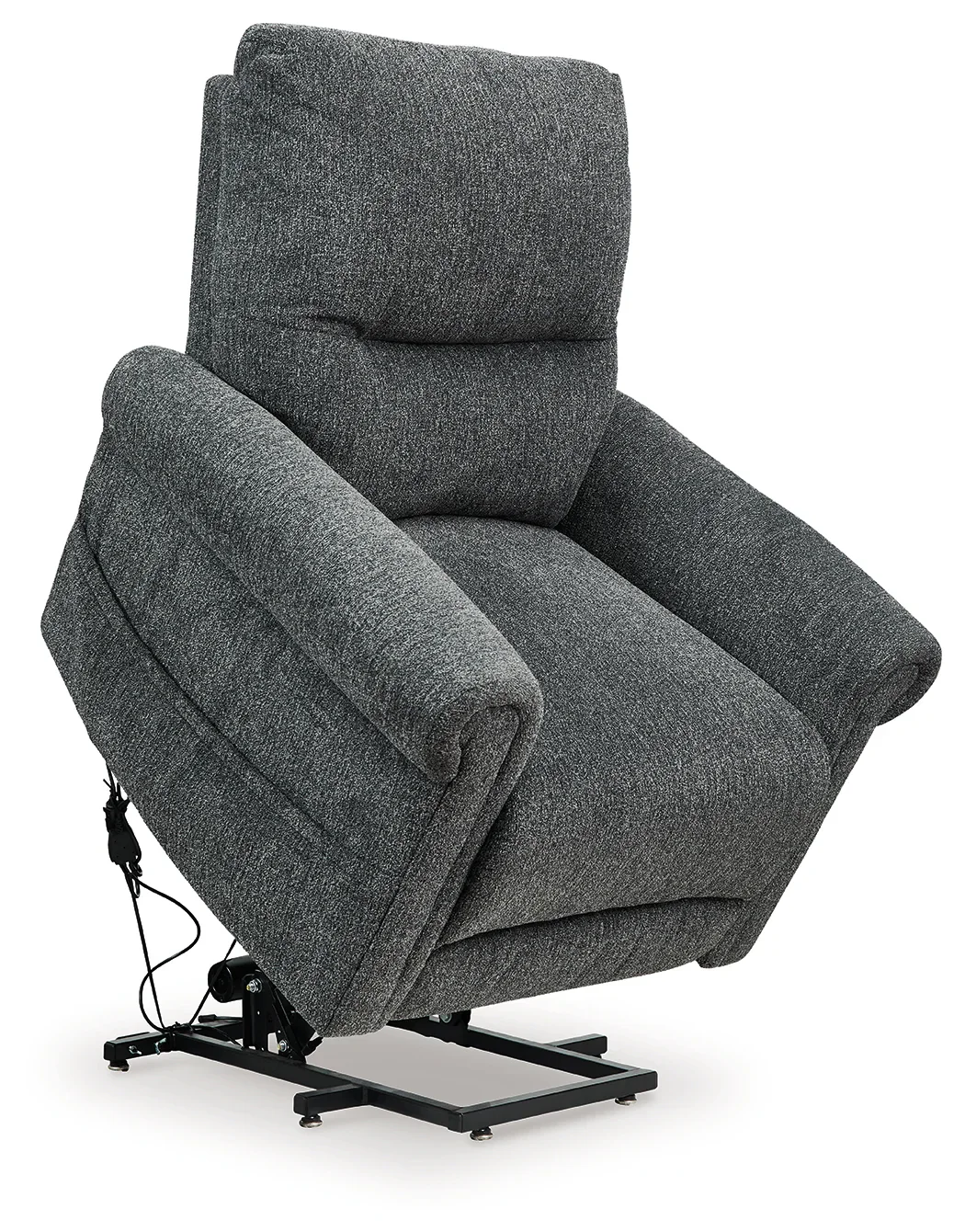 Aureta - Charcoal - Power Lift Recliner - Image 4