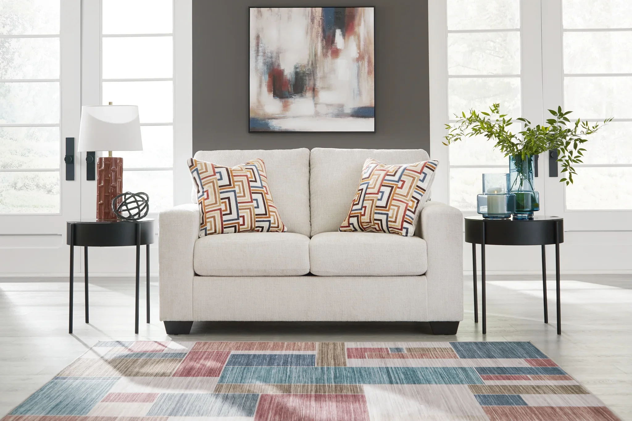 Aviemore - Stone - Loveseat - Image 2