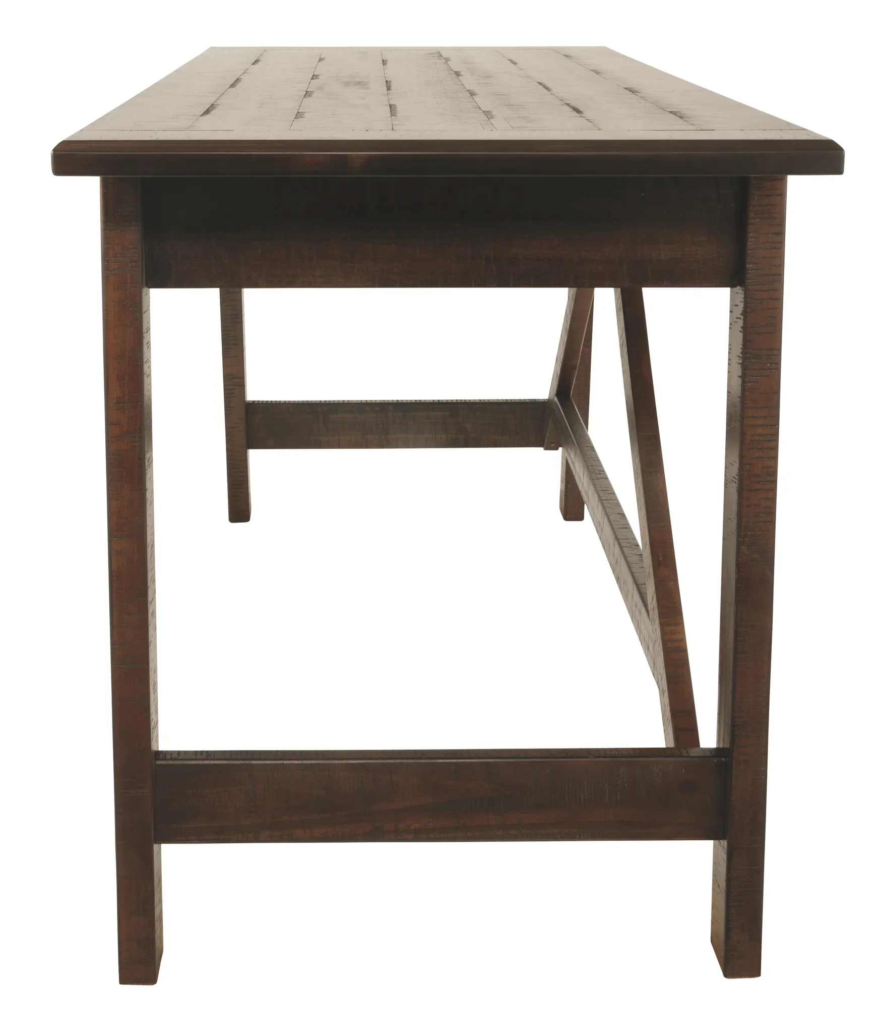 Baldridge - Rustic Brown - Home Office Large Leg Desk - Image 10